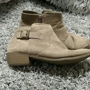 Beige Booties